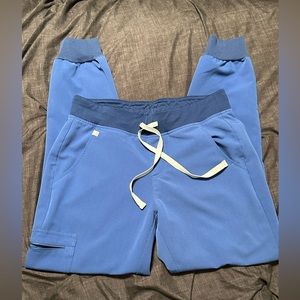 Figs Limited Edition Denim Blue Zamora Joggers in Small regular length